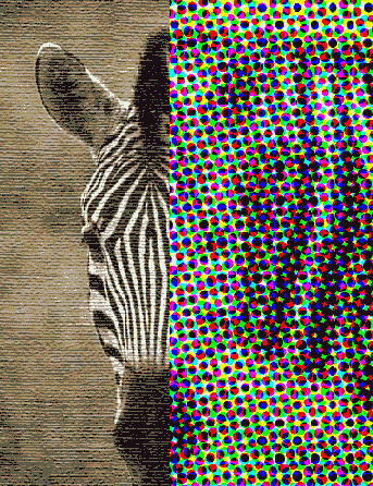 Фильтр Color Halftone