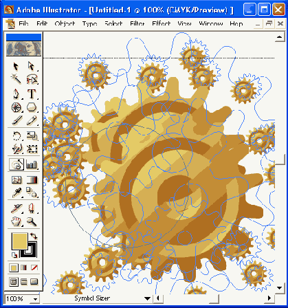 Инструмент Symbol Scruncher