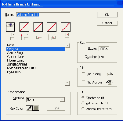 Создание кисти типа Pattern