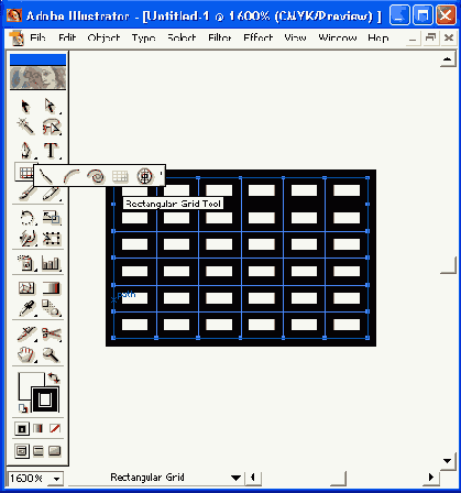 Инструмент Rectangular Grid