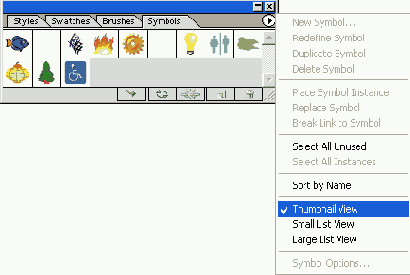 Палитра Symbols