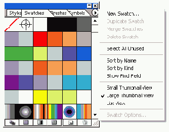 Палитра Swatches